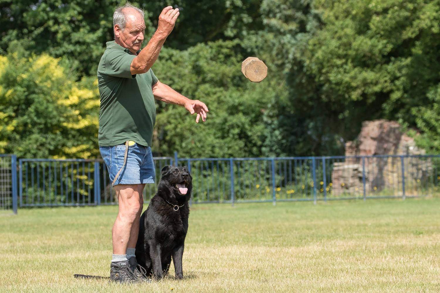 Blok gooien oefening
